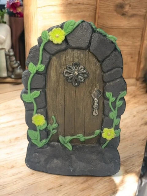 Flower fairy door