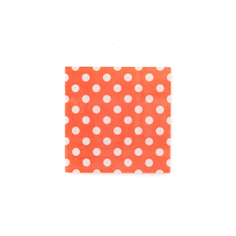 Garden Party Polka Dot Cocktail Napkin