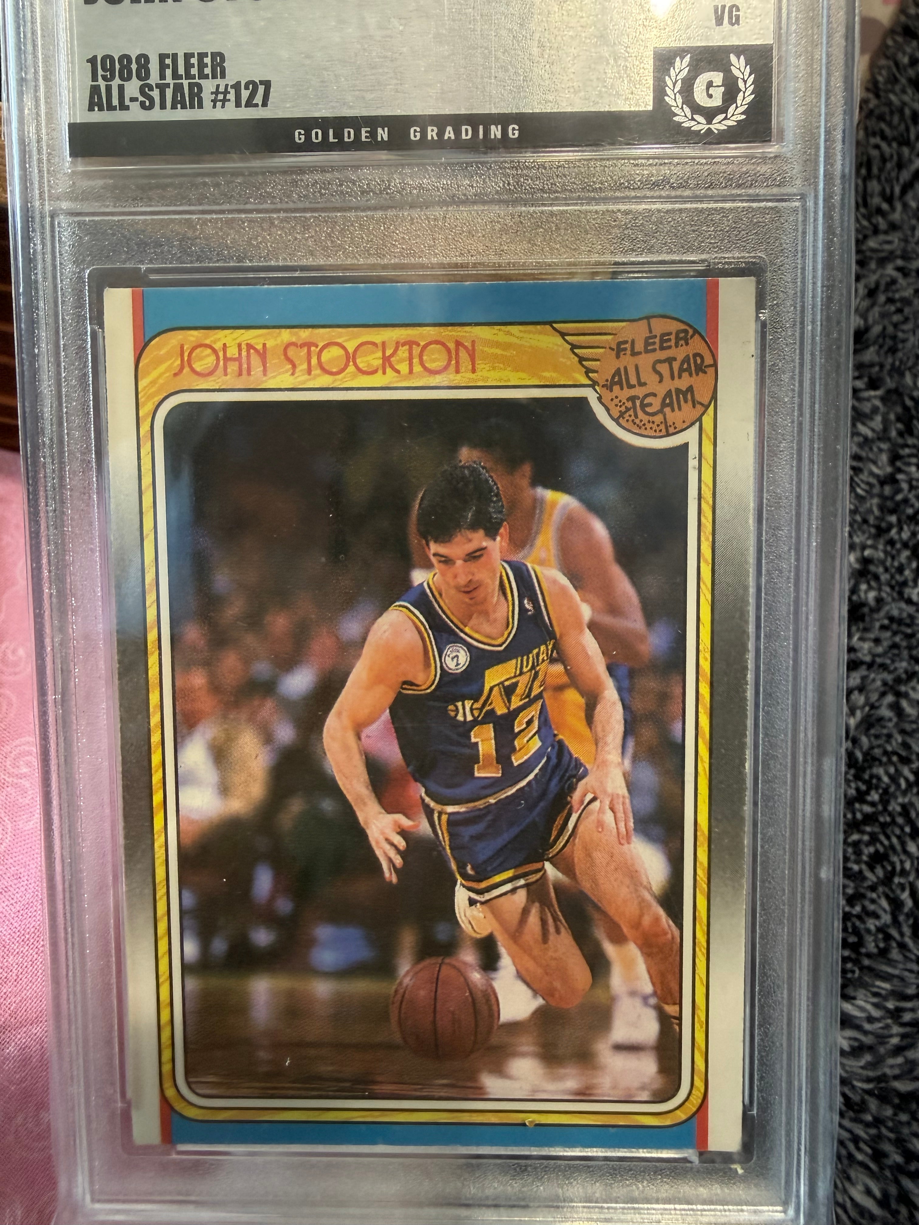 John Stockton basketball card