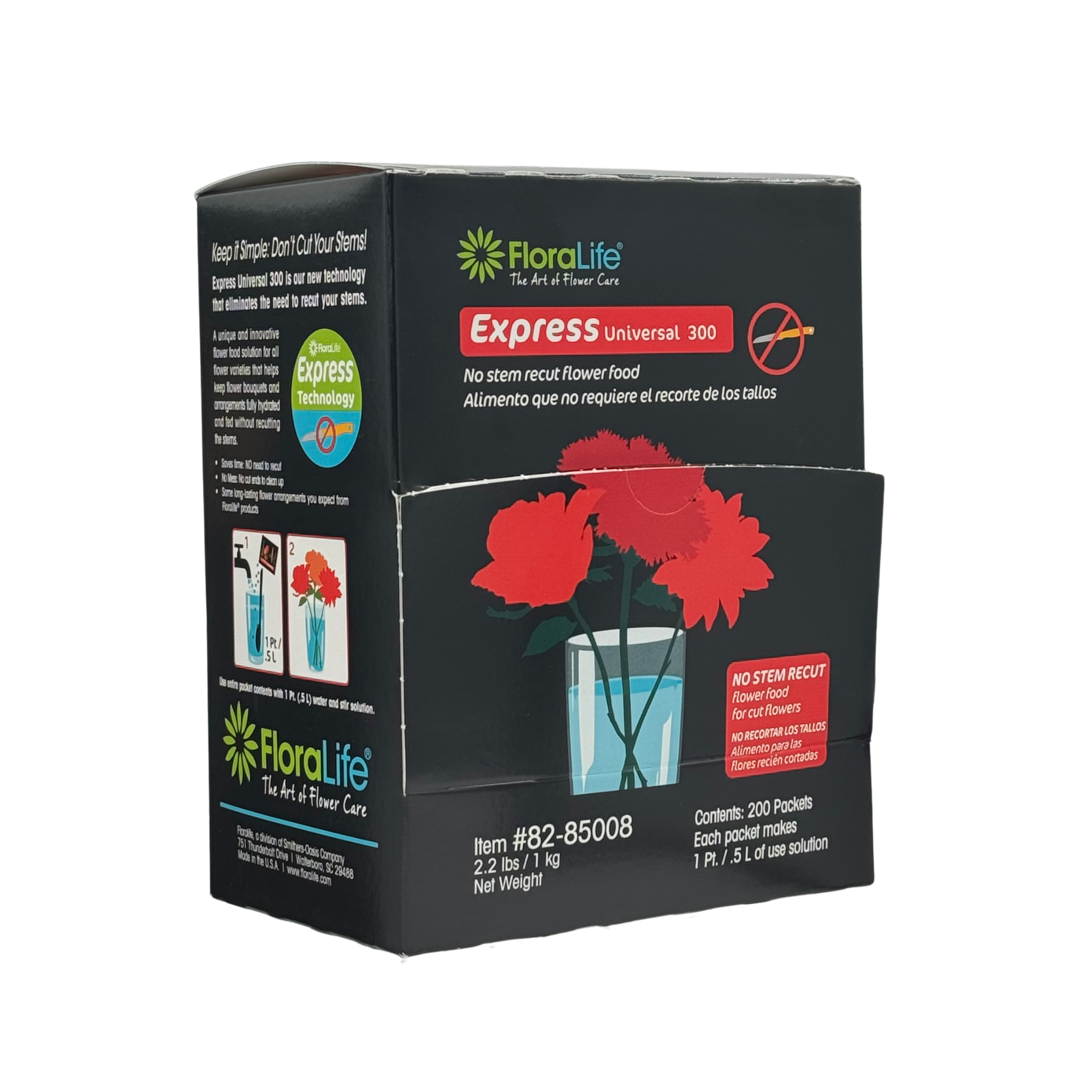FloraLife Express Flower Food Packets for 1 Pint