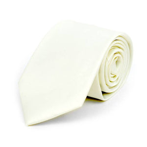 Poly Solid Satin Tie