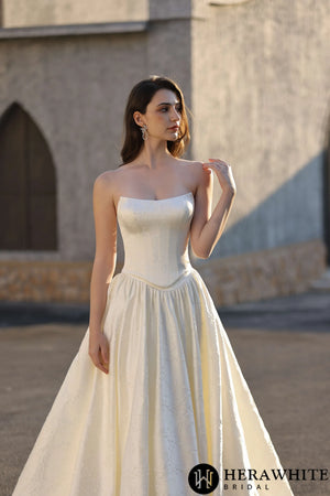 Captivating Composed Mermaid  And Ball Gown Silhouette Wedding Dresses HW3816A+B