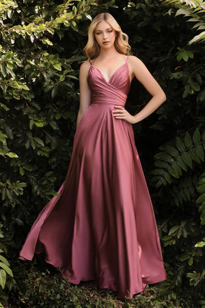 Satin A-Line Sweetheart