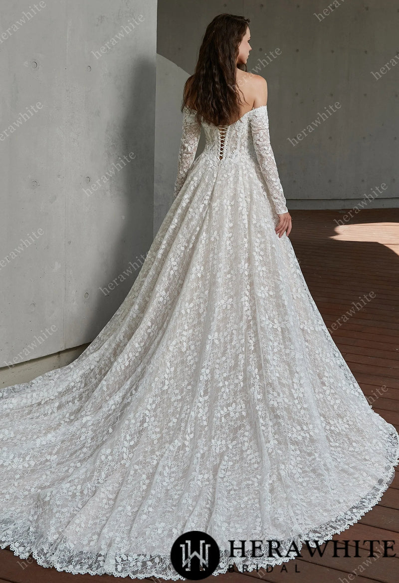 Grace Lace Sweetheart Wedding Dress with Corset Back – Forever & Always Grace Lace Sweetheart Wedding Dress with Corset Back – Forever & Always