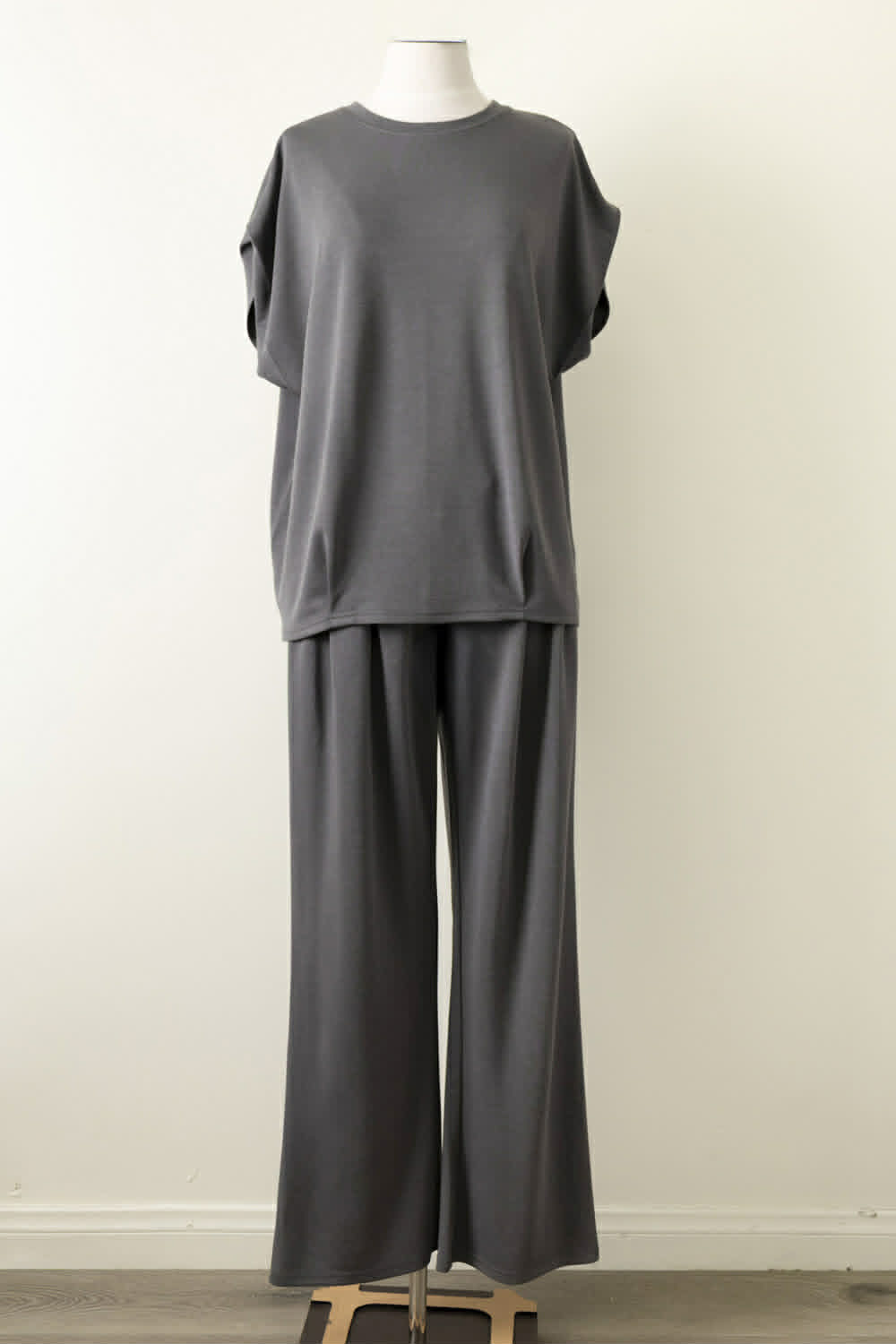 Solid Knit Comfy Top & Pants Set