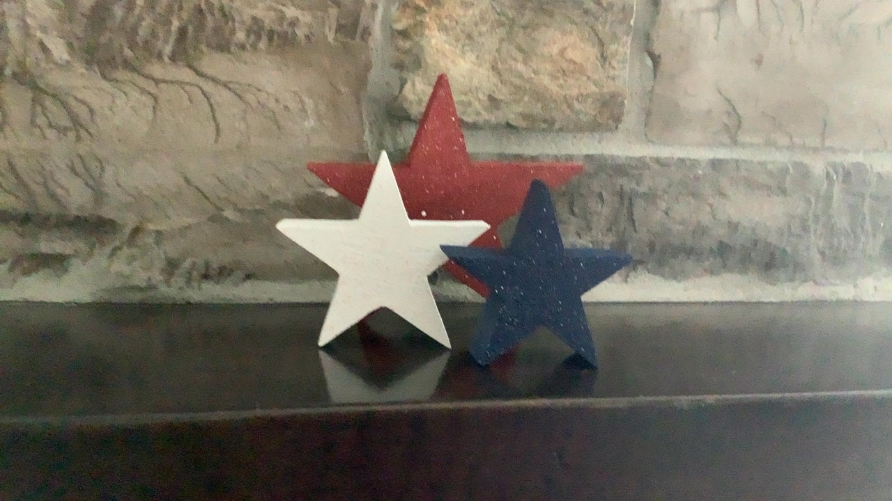 Wood  Rustic stars
