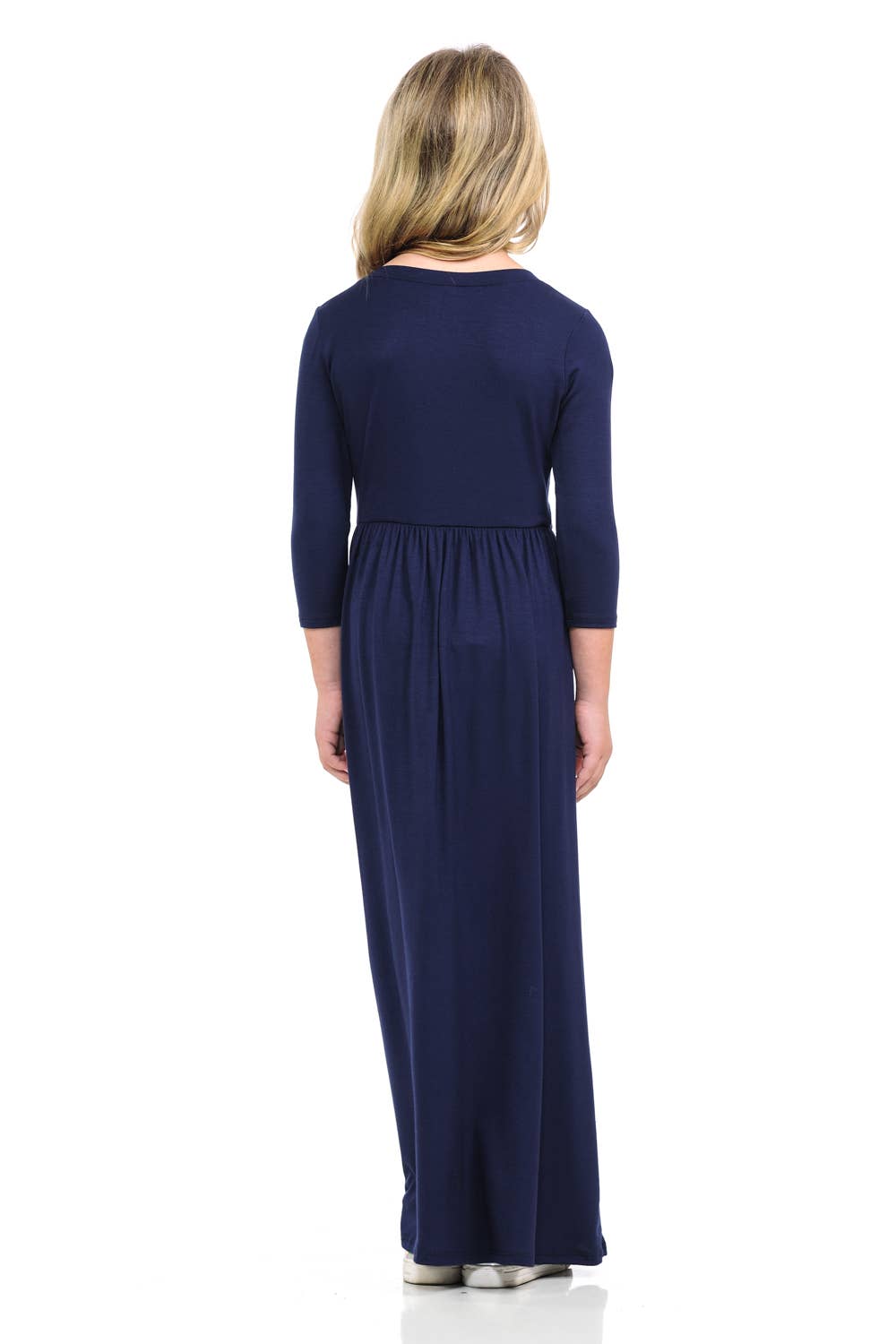 Fit and Flare Maxi Dress Solid: M / RED
