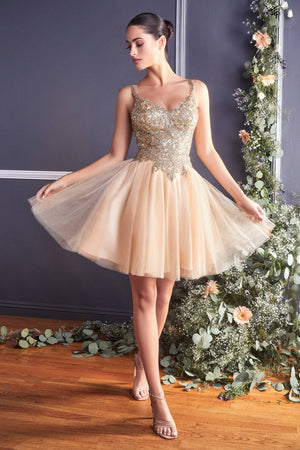 LAYERED COCKTAIL DRESS