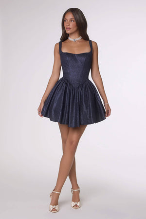 GLITTERING A-LINE MINI