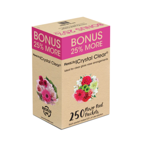 Floralife Crystal Clear Flower Food Packets for 1 Pint