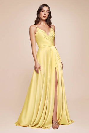 Satin A-Line Sweetheart