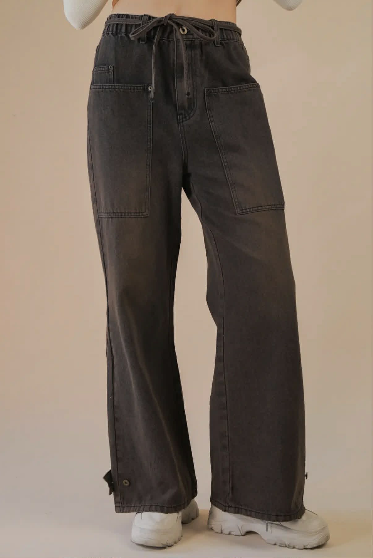 Very Jean  Wide leg washed denim
