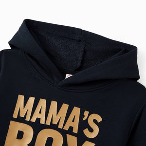 Mother and Son Causal Hoodie with Kangaroo Pocket