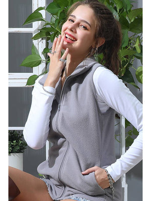ZIP UP CASUAL VEST