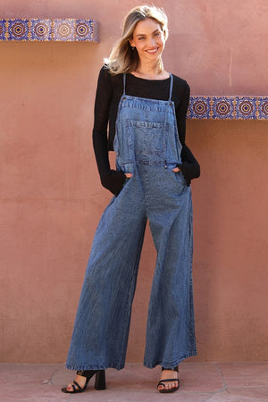 Blue Velvet Overalls 9733BR