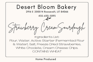 Strawberry Cream Sourdough