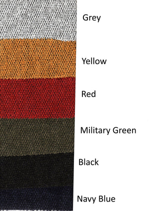 Warm Knit Fabric Midi Dress Naomi / Sizes L to 6XL: 4XL / Grey