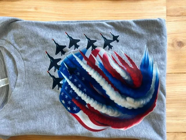 4th of July Tshirt Jets