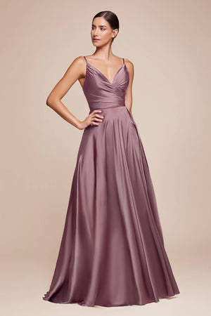Satin A-Line Sweetheart