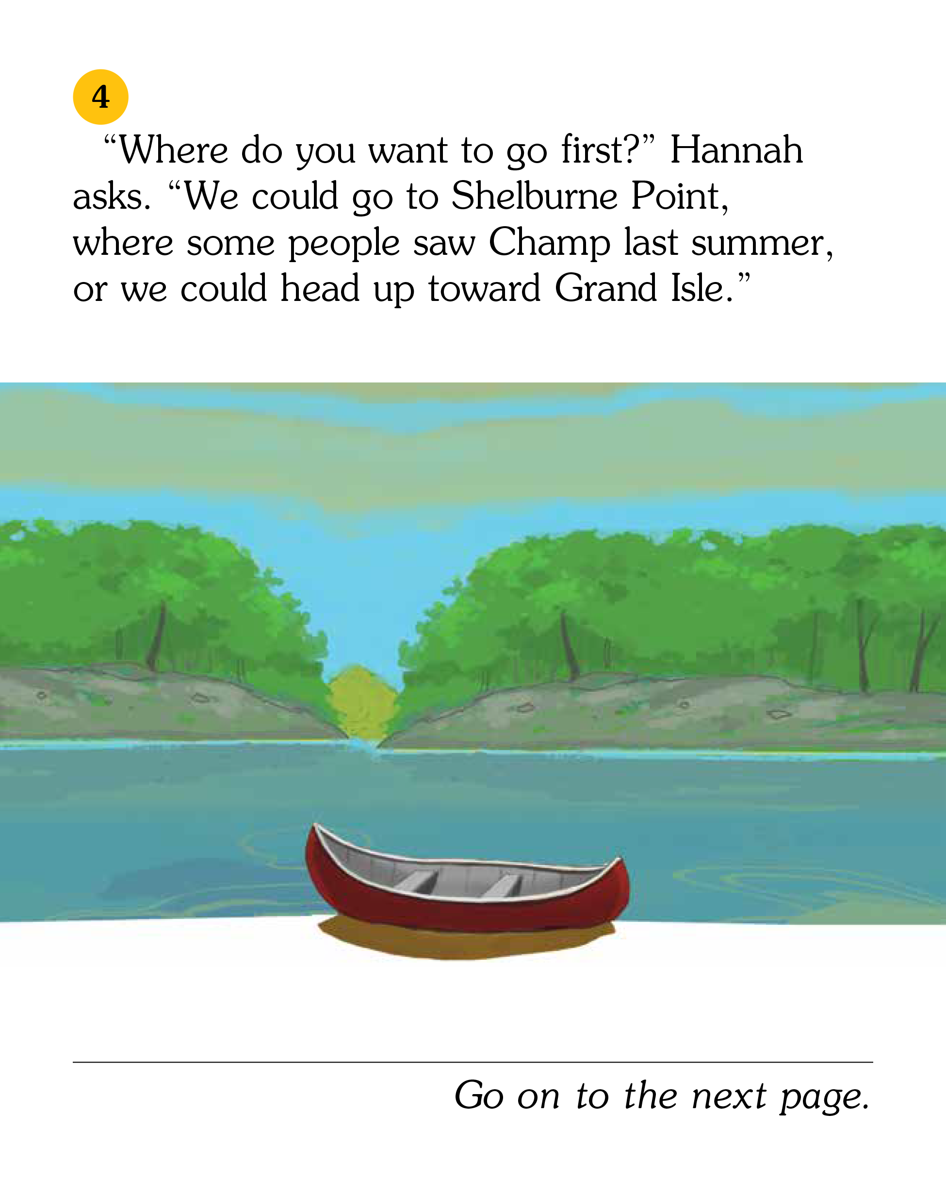 The Lake Monster Mystery, Children's Book