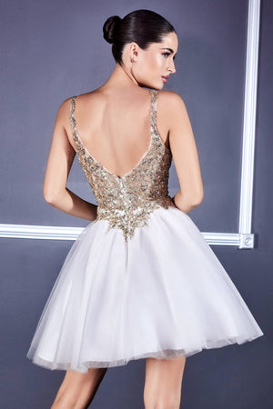 LAYERED COCKTAIL DRESS