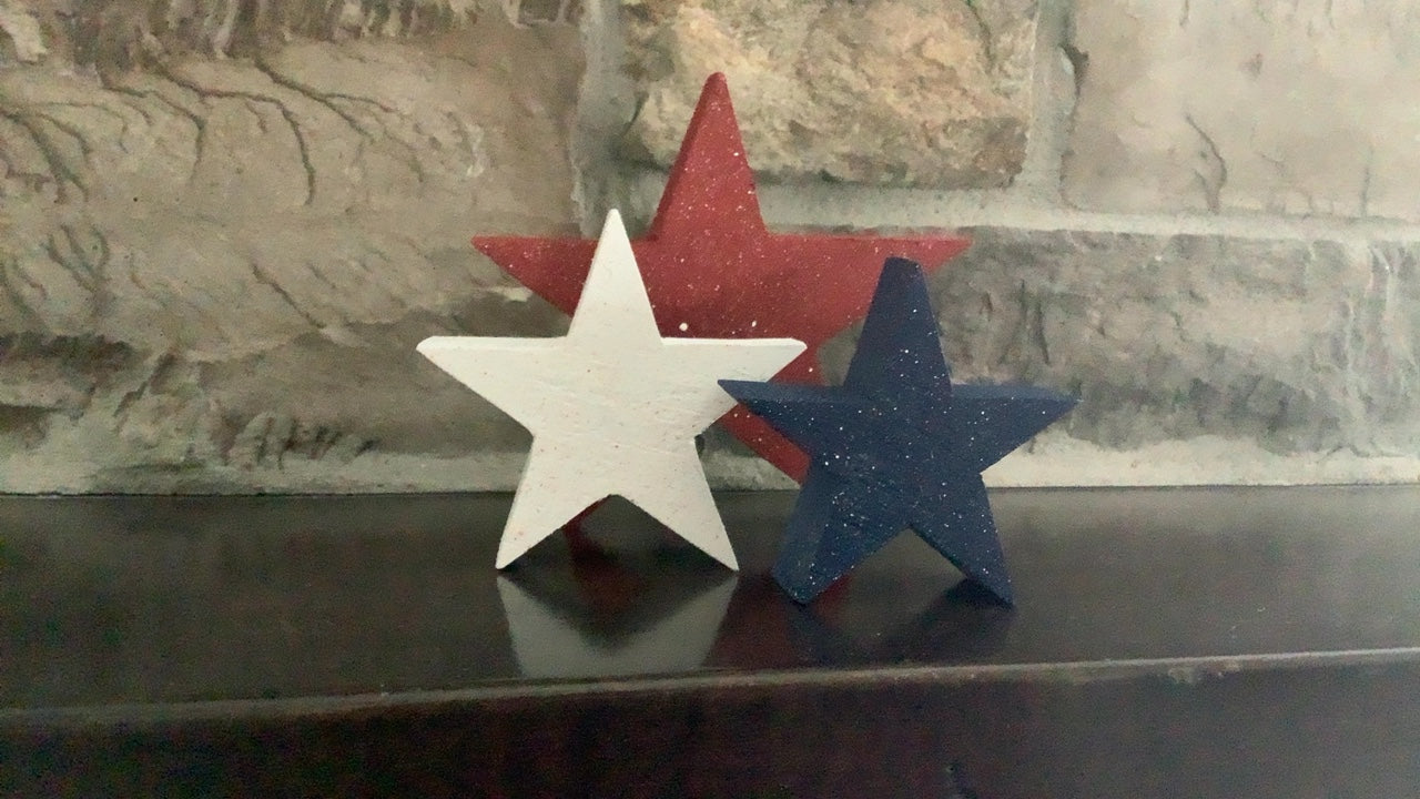 Wood  Rustic stars