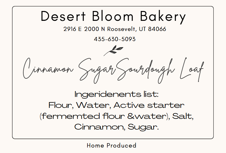 Cinnamon Sugar Soughdough