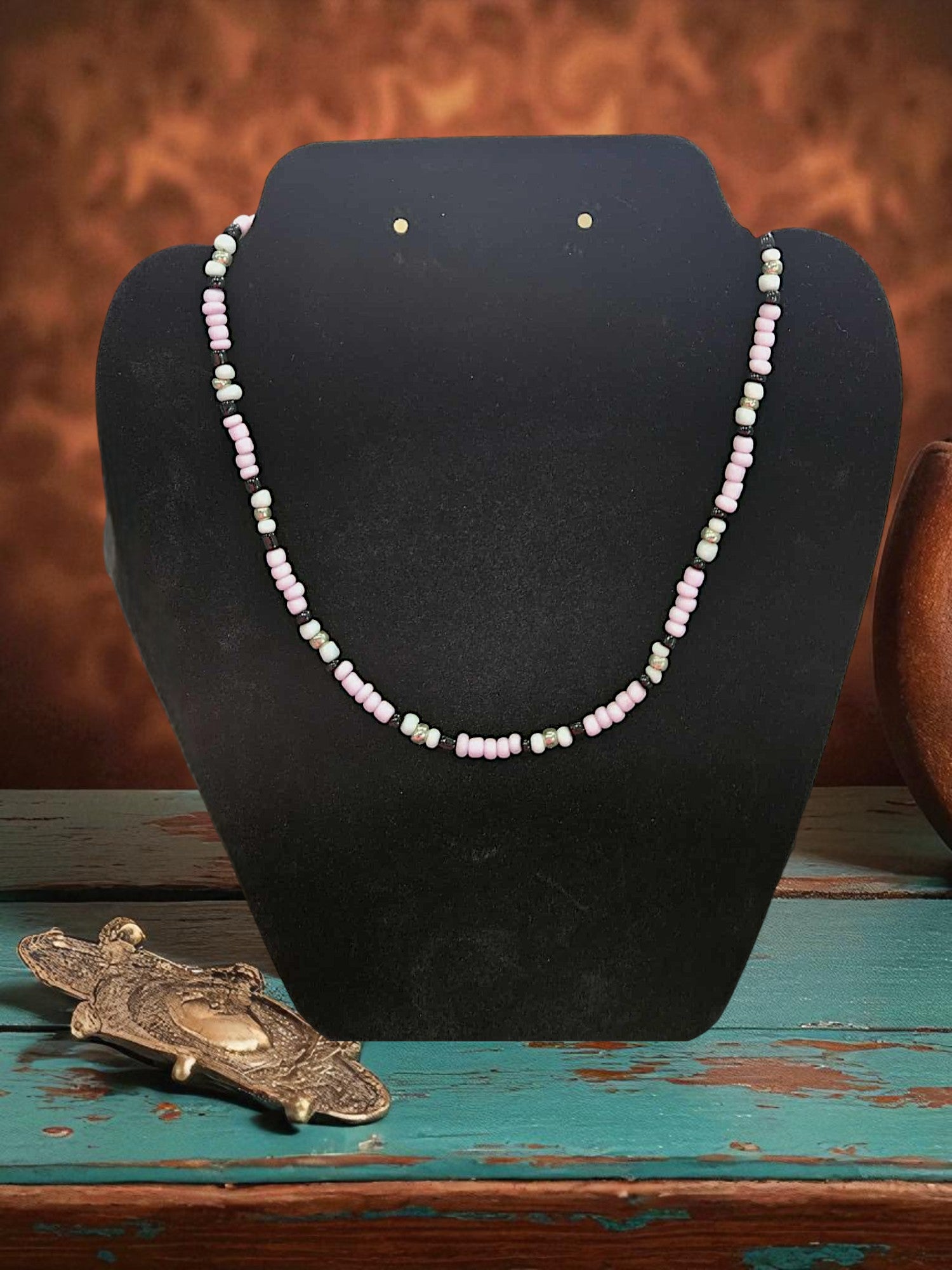 Cotton candy necklace