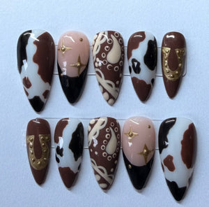 Western Cowprint & Bandana