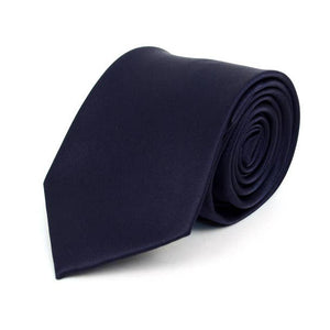 Poly Solid Satin Tie