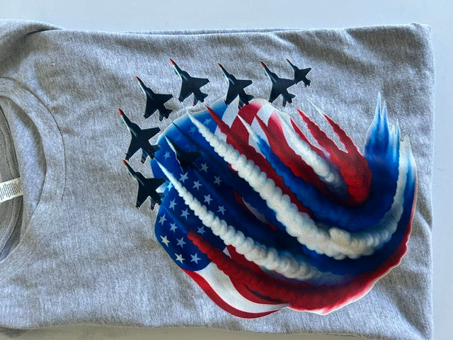 4th of July Tshirt Jets
