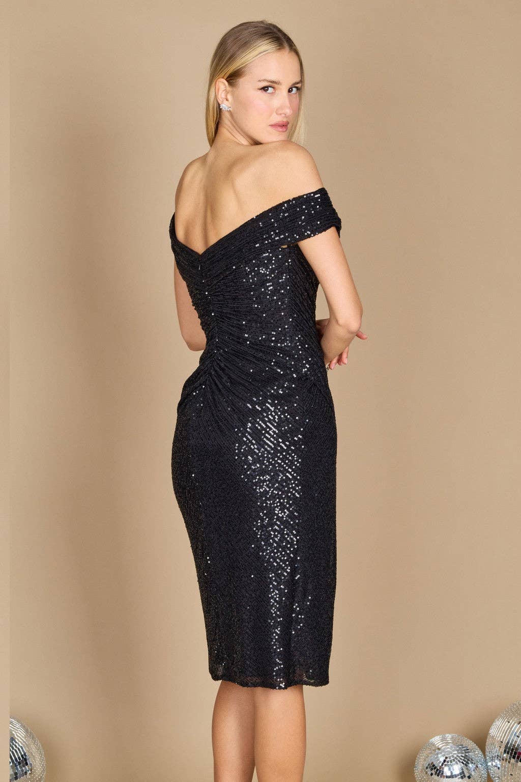 Short Formal Sequin Cocktail Dress Wholesale