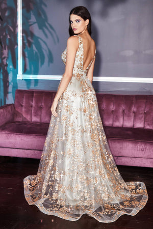 EMBELLISHED BALL GOWN