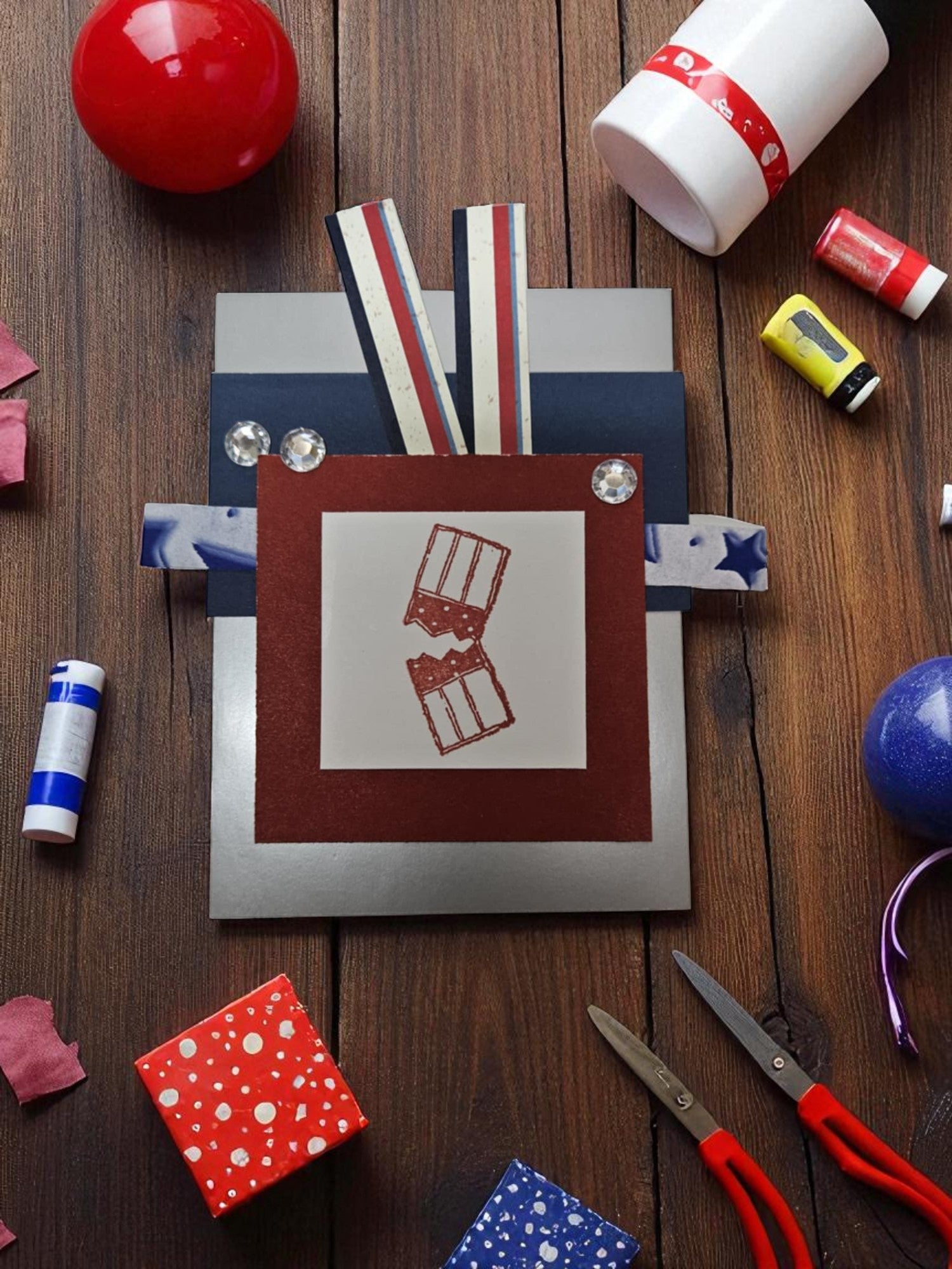 Paper embellishments for Crafts