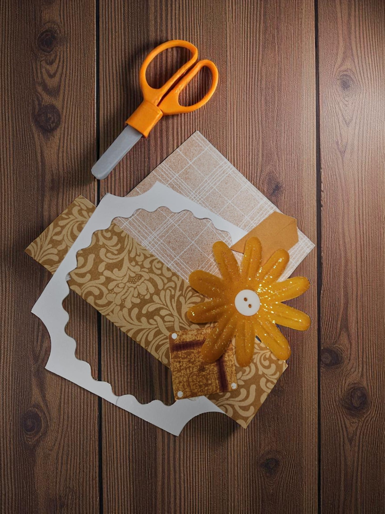 Paper embellishments for Crafts