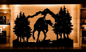 Horse metal cut out