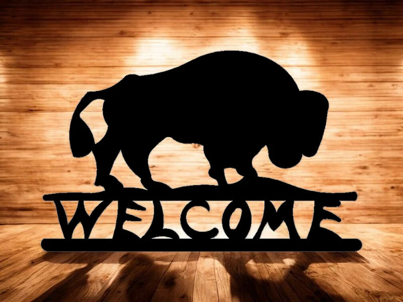 METAL Buffalo Welcome