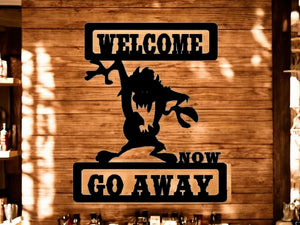 METAL Taz devil Welcome now go away