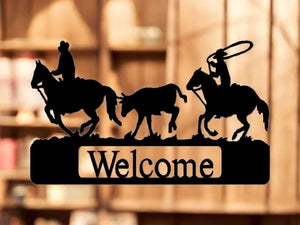 METAL Team roping Welcome