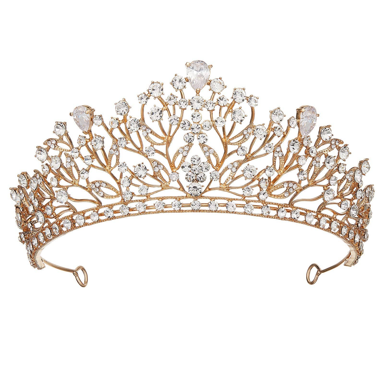 Wedding Tiaras and Crowns for Women Princess Crown Gold