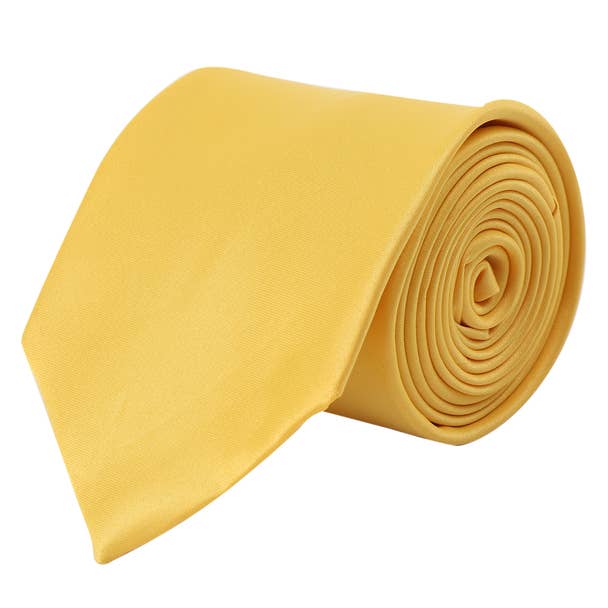 Poly Solid Satin Tie