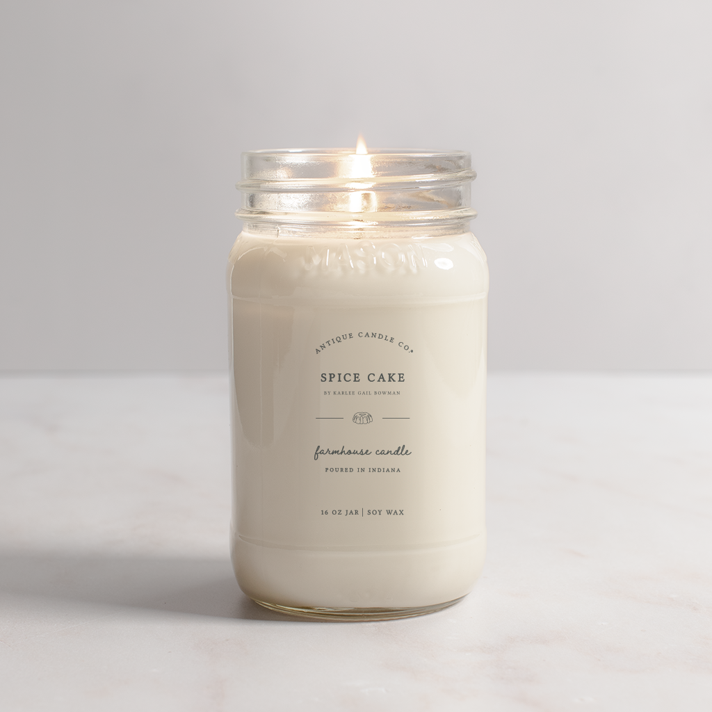 Spice Cake - Soy Wax Mason Jar Candle