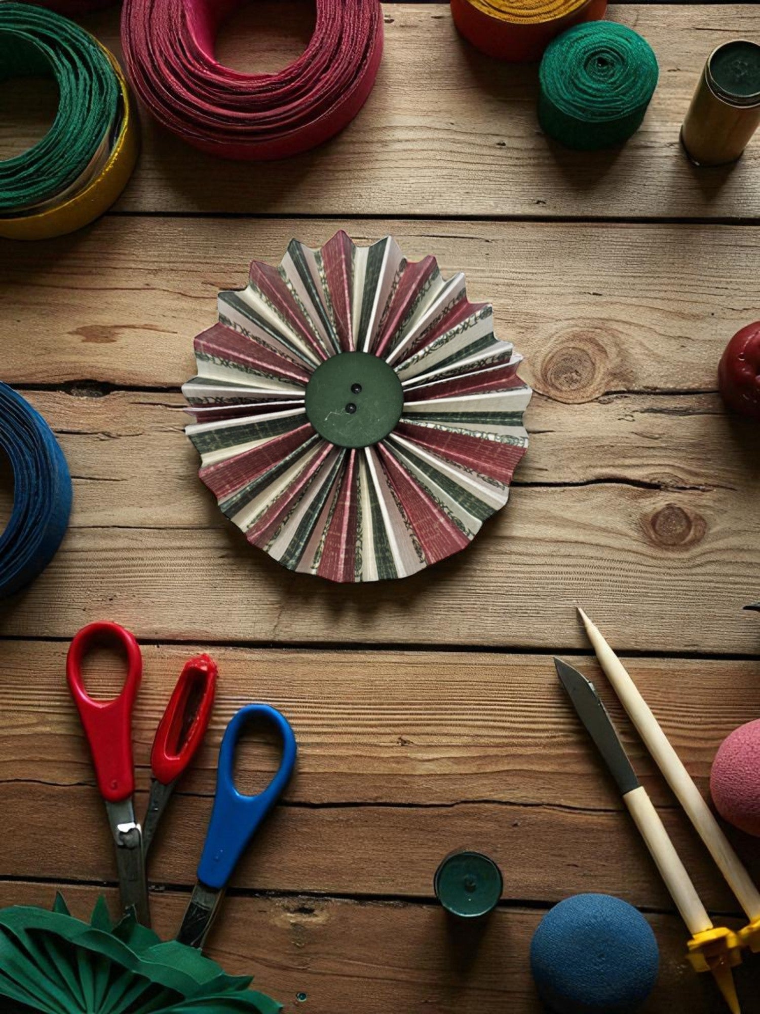 Paper embellishments for Crafts