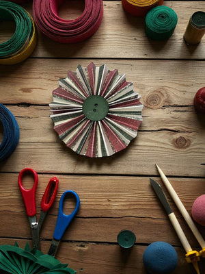 Paper embellishments for Crafts
