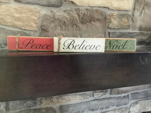 Christmas Décor Signs 3 pc