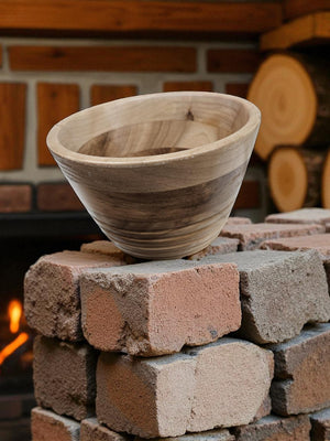 Lathed bowl
