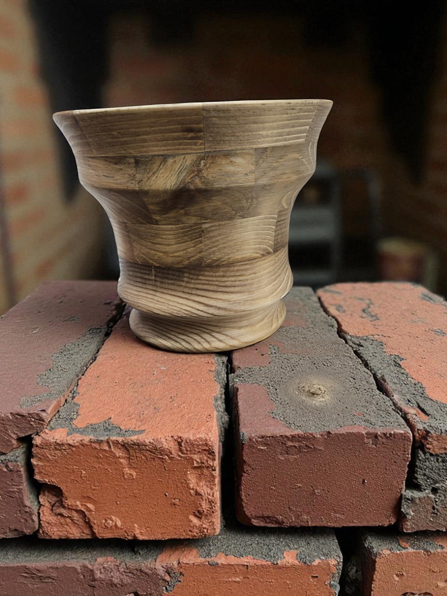 Lathed bowl