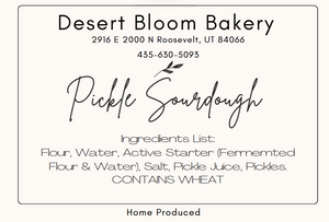 Pickle Sourdough
