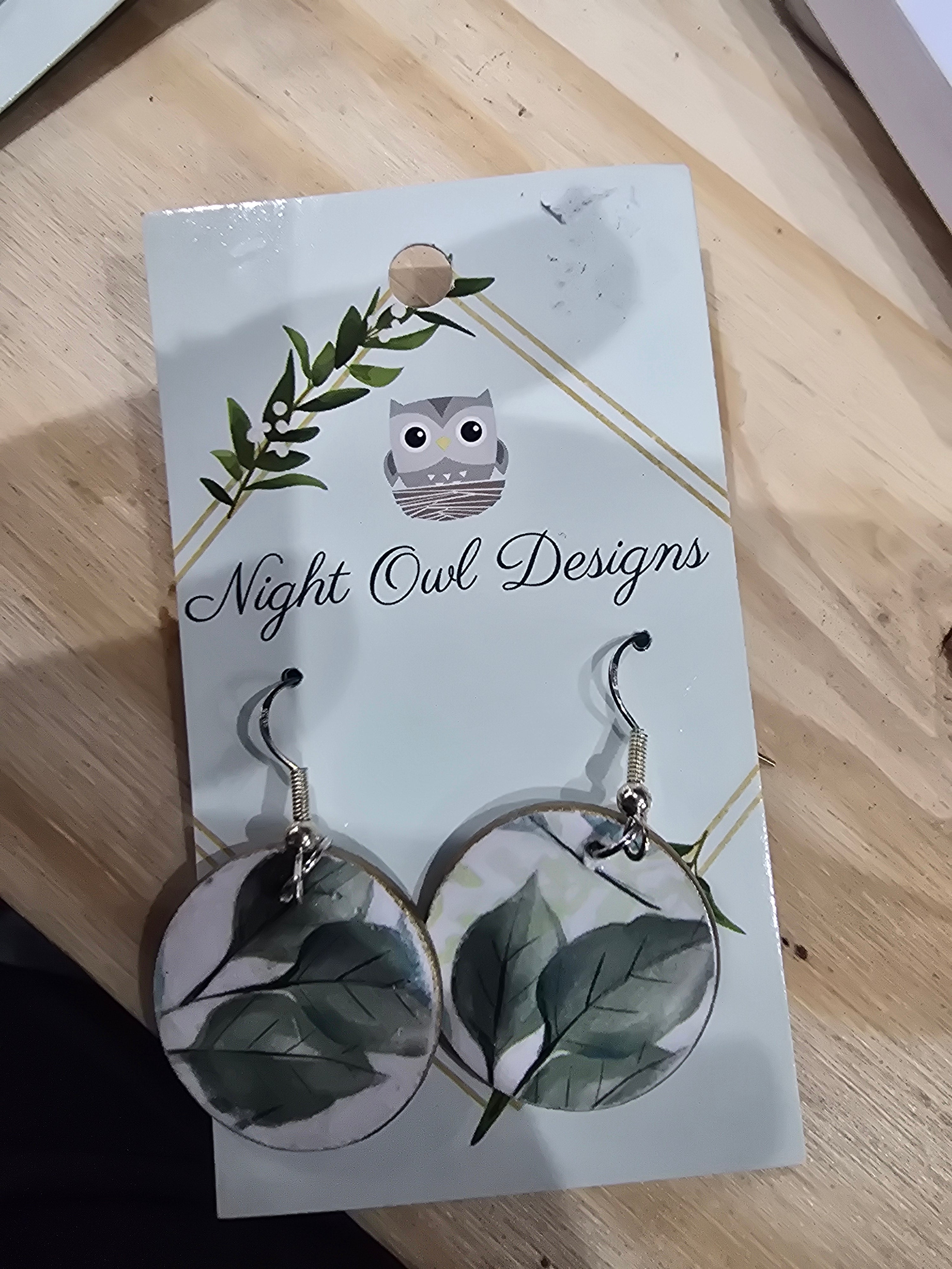 Wood earrings