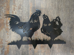 Poultry yard sign